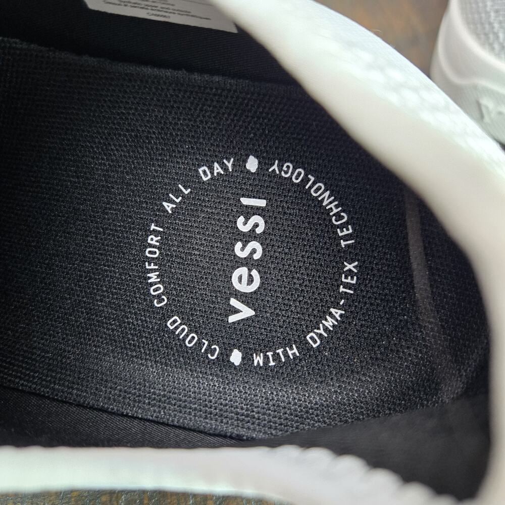 Vessi Women's White Knit Sneakers - Picture 11 of 12